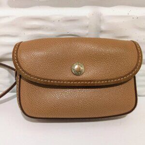 DOONEY & BOURKE Camel Pebble Leather SMALL Coin Purse VINTAGE